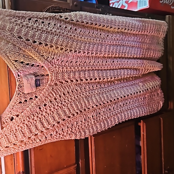 Womens universal thread knitted look tank top - Picture 3 of 4